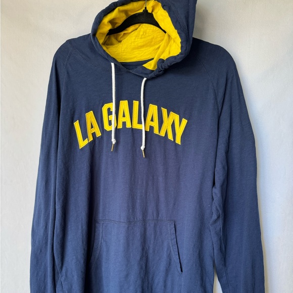 LA Galaxy Mitchell & Ness Navy Hoodie Size XL - Picture 1 of 6